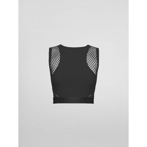 NWT Wolford Shuri Top Crop Top M Black - Picture 3 of 16